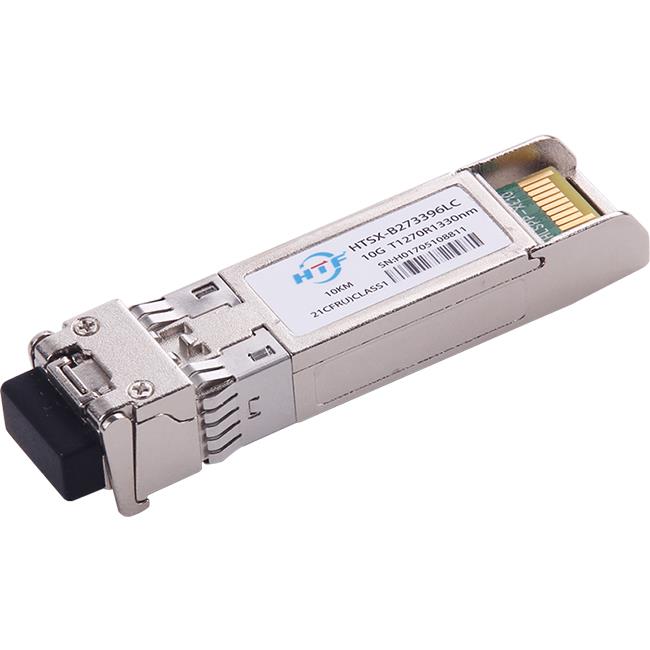 جهاز الإرسال والاستقبال الليفي أحادي الوضع 10G SFP 10km LR BIDI