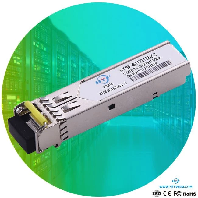 أجهزة الإرسال والاستقبال BIDI 1310nm 80km SMF LC SFP UPC