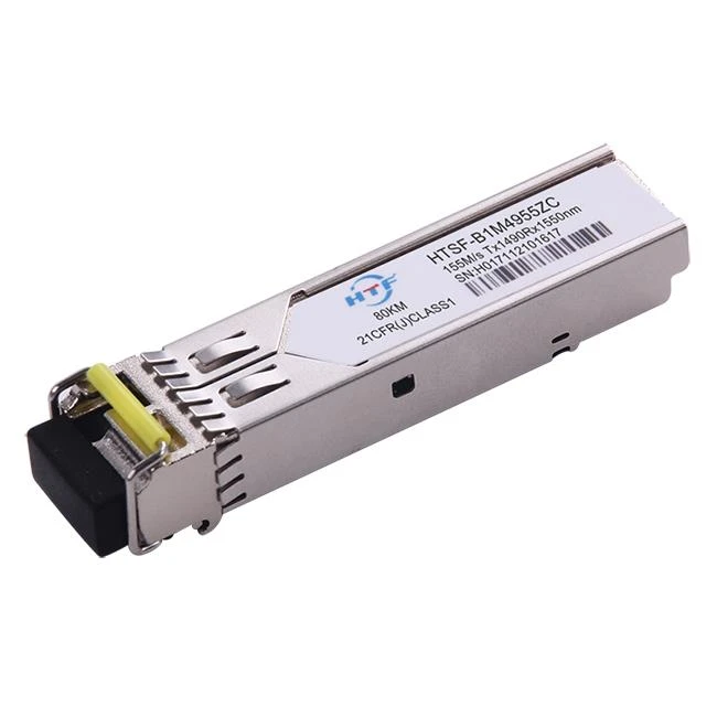 BIDI SFP مجموعة تنظيف SFP أحادية الوضع LC 155M 80km Module