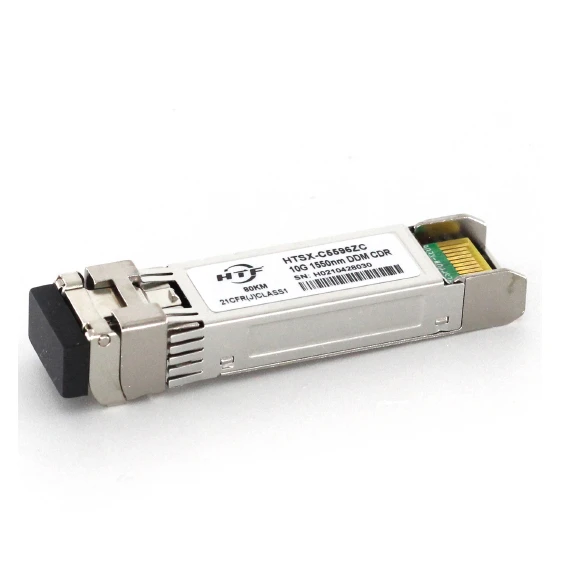 10G SFP plus CWDM 80 كم مع وحدة الإرسال والاستقبال الضوئية CDR